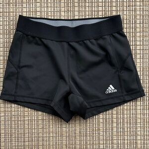 Adidas Black Techfit Climalite Athletic Shorts, Size medium